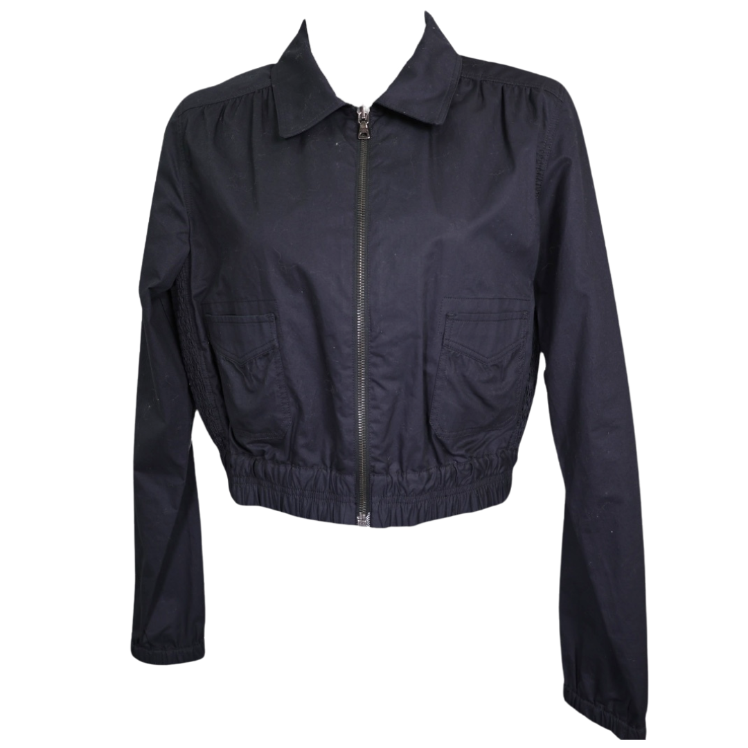 Prada Cropped Zip Jacket