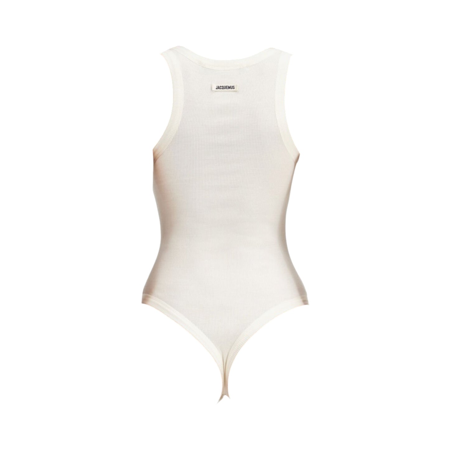 JACQUEMUS Le body Gros Grain Bodysuit - Size M