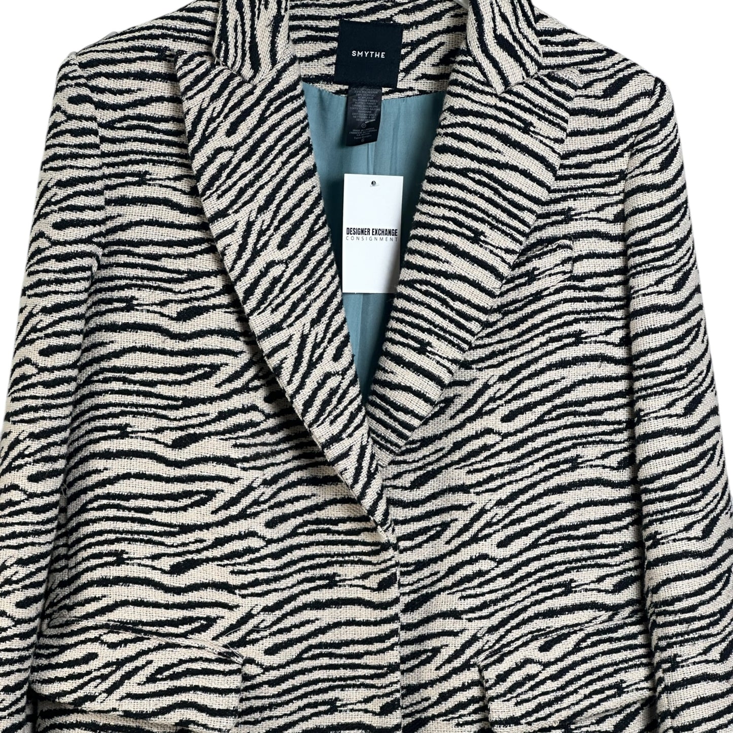 Smythe Zebra Printed Overcoat
