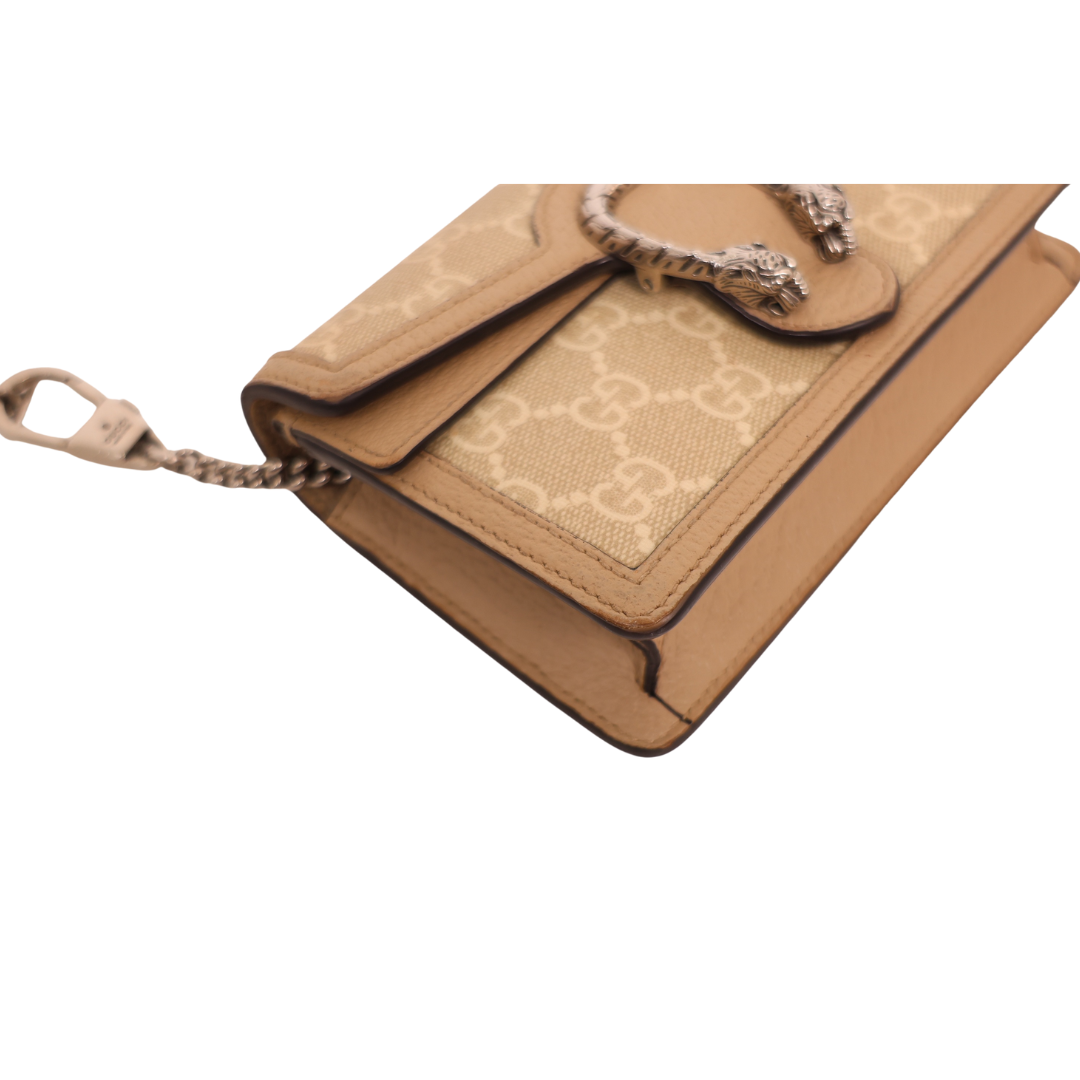 Gucci GG Supreme Dionysus Super Mini Crossbody Bag
