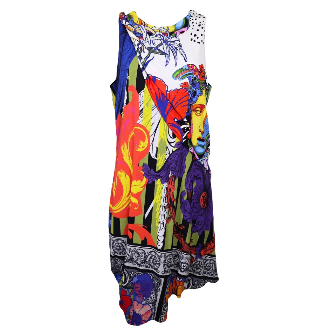 Versace Medusa Printed Jersey Dress