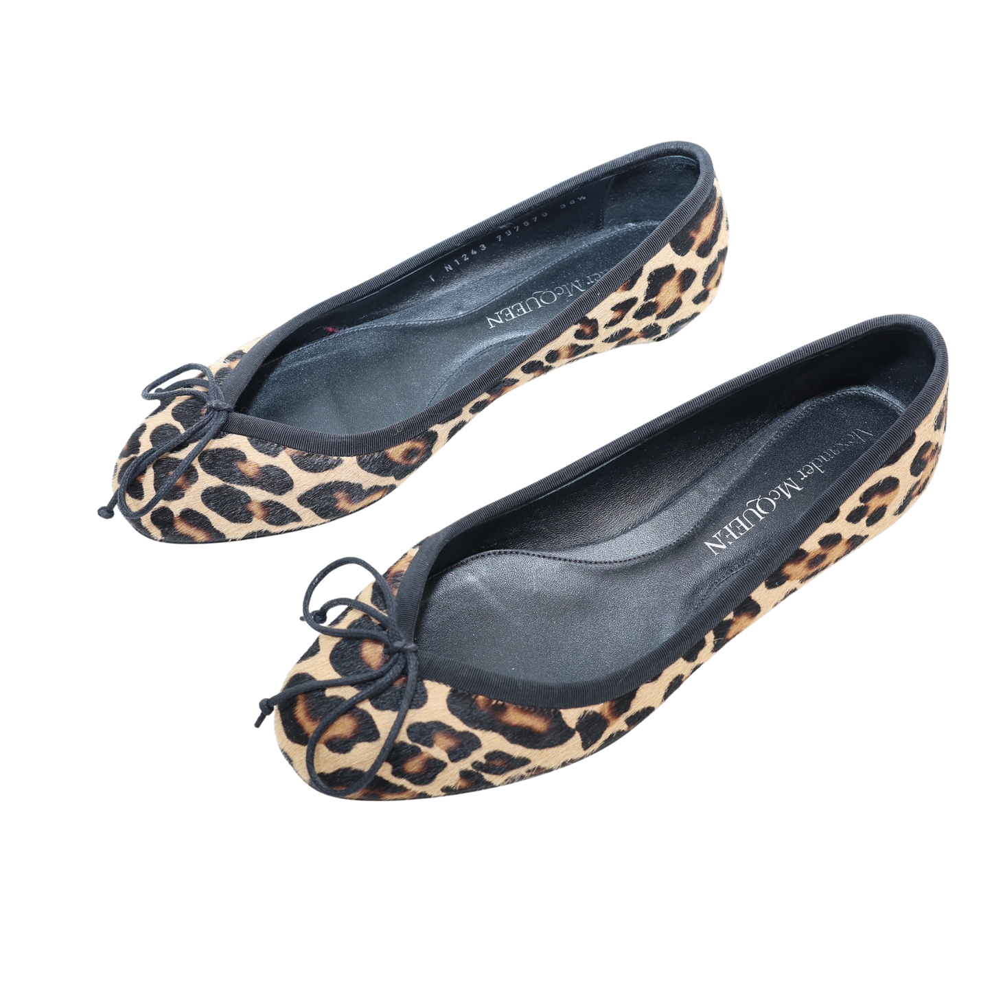 Alexander McQueen Armadillo Calf Hair Ballet Flat (Size 38.5)