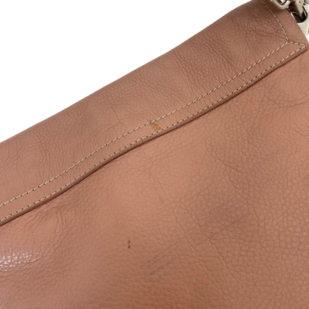 Prada Daino Leather Tassel Shoulder Bag