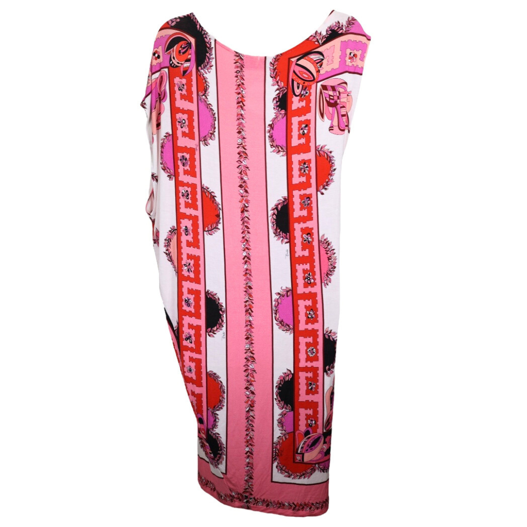 Emilio Pucci Asymmetrical Paisley Jersey Dress