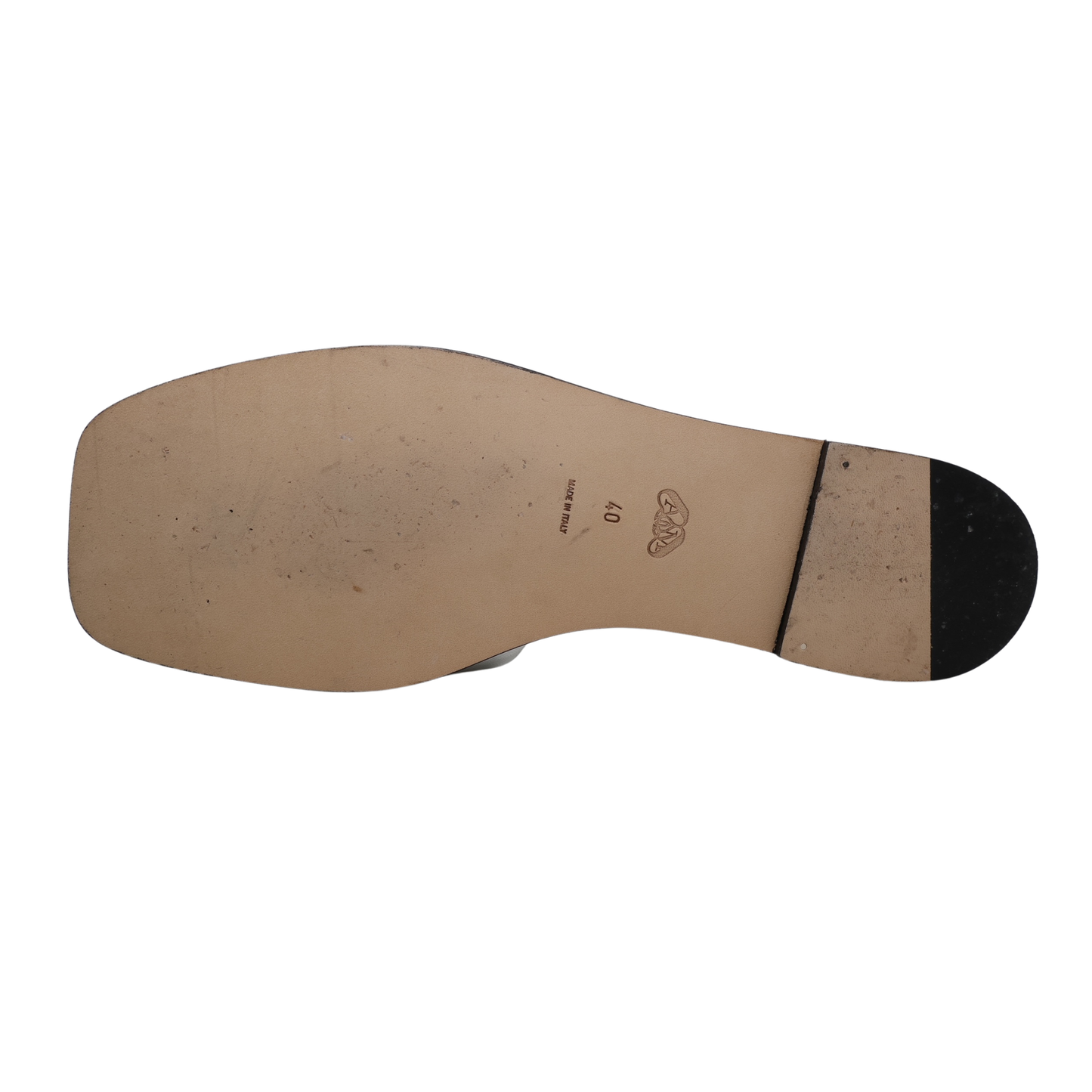 Alexander McQueen Embossed Logo Slides (Size 40)