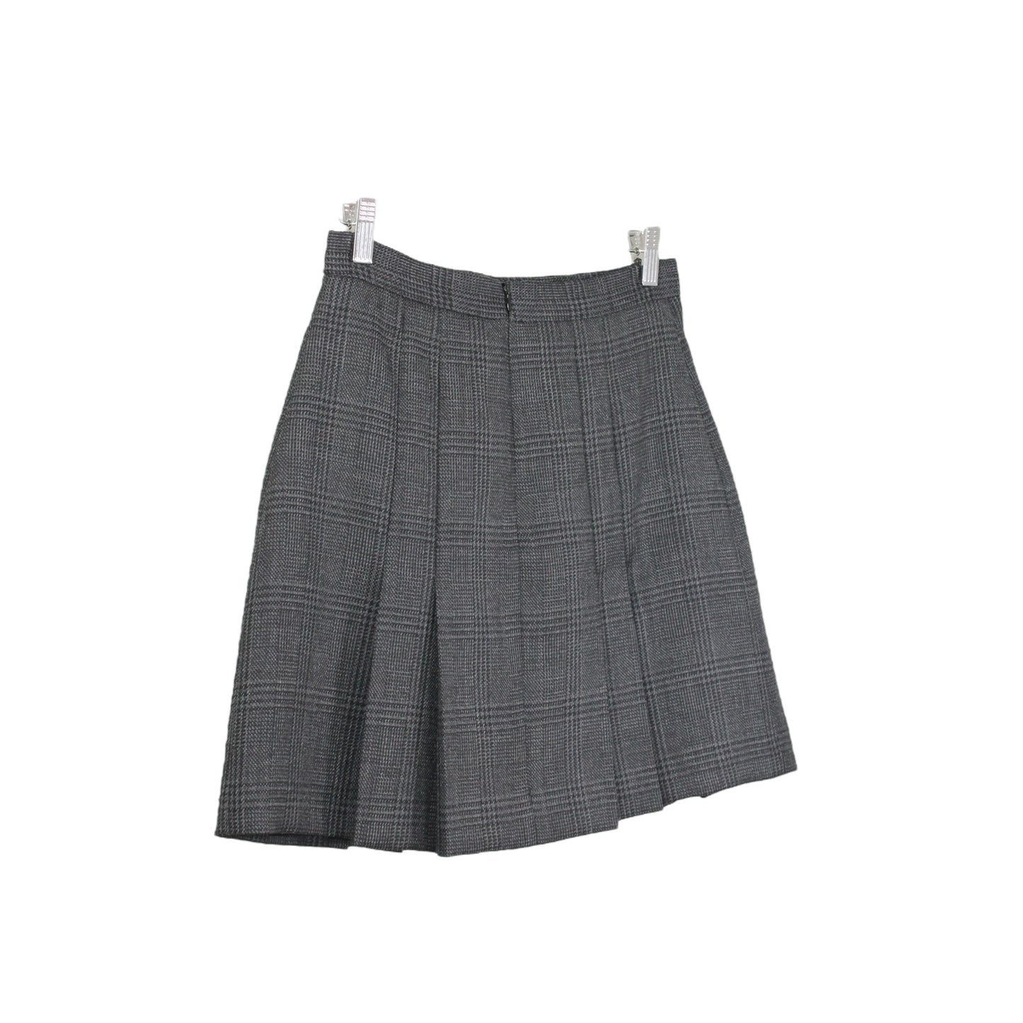 Sandro Checked Pleated Skirt NWT