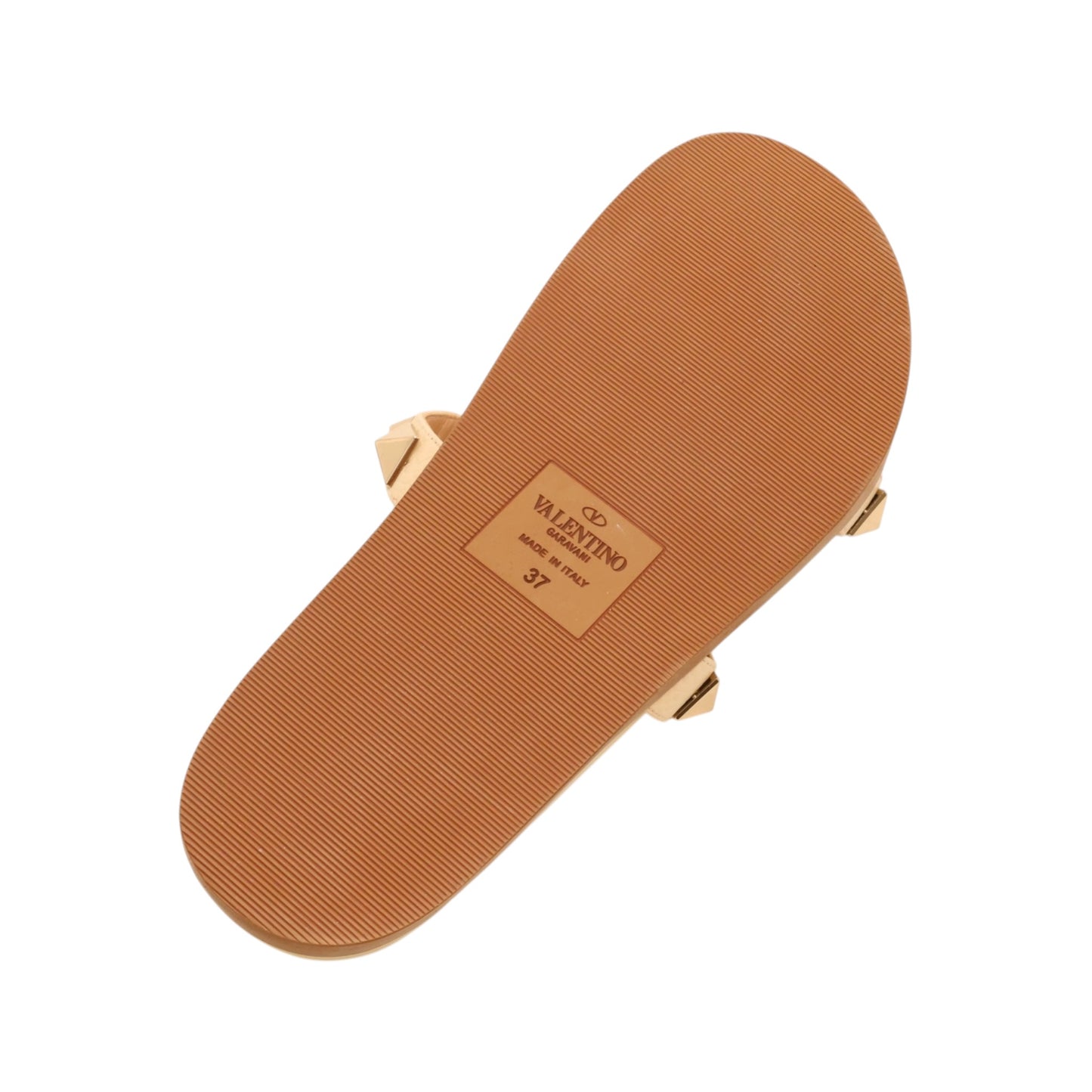Valentino Rockstud Leather Slides (Size 37)