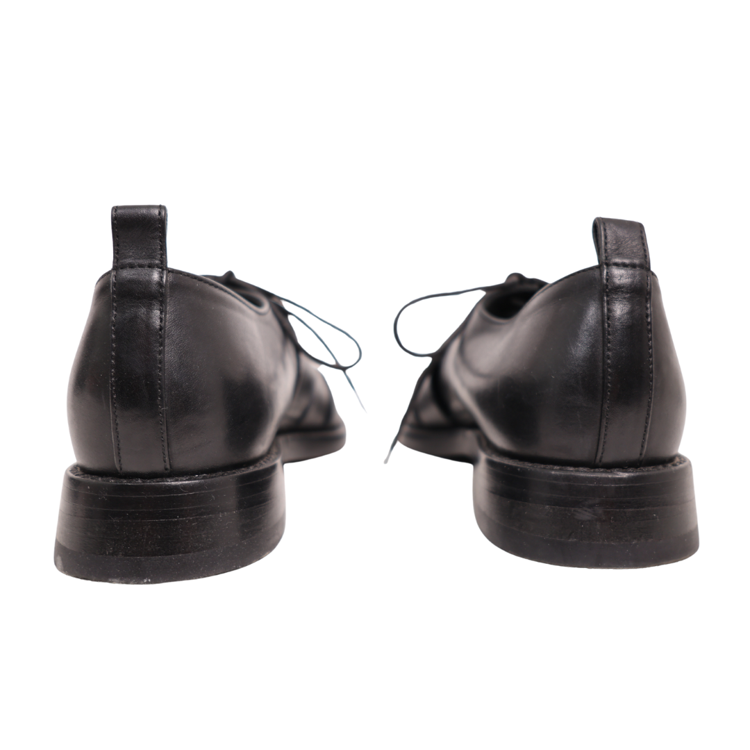 Ann Demeulemeester Pointed Toe Cutout Leather Oxfords (Size 36)