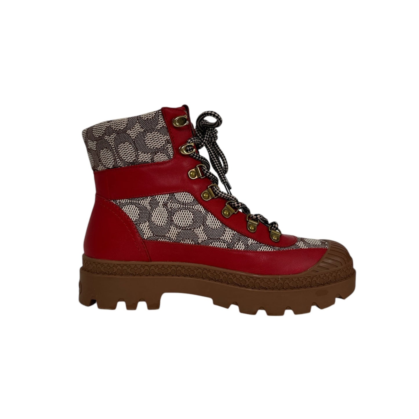 Coach Talia Bootie In Signature Jacquard (Size 9)