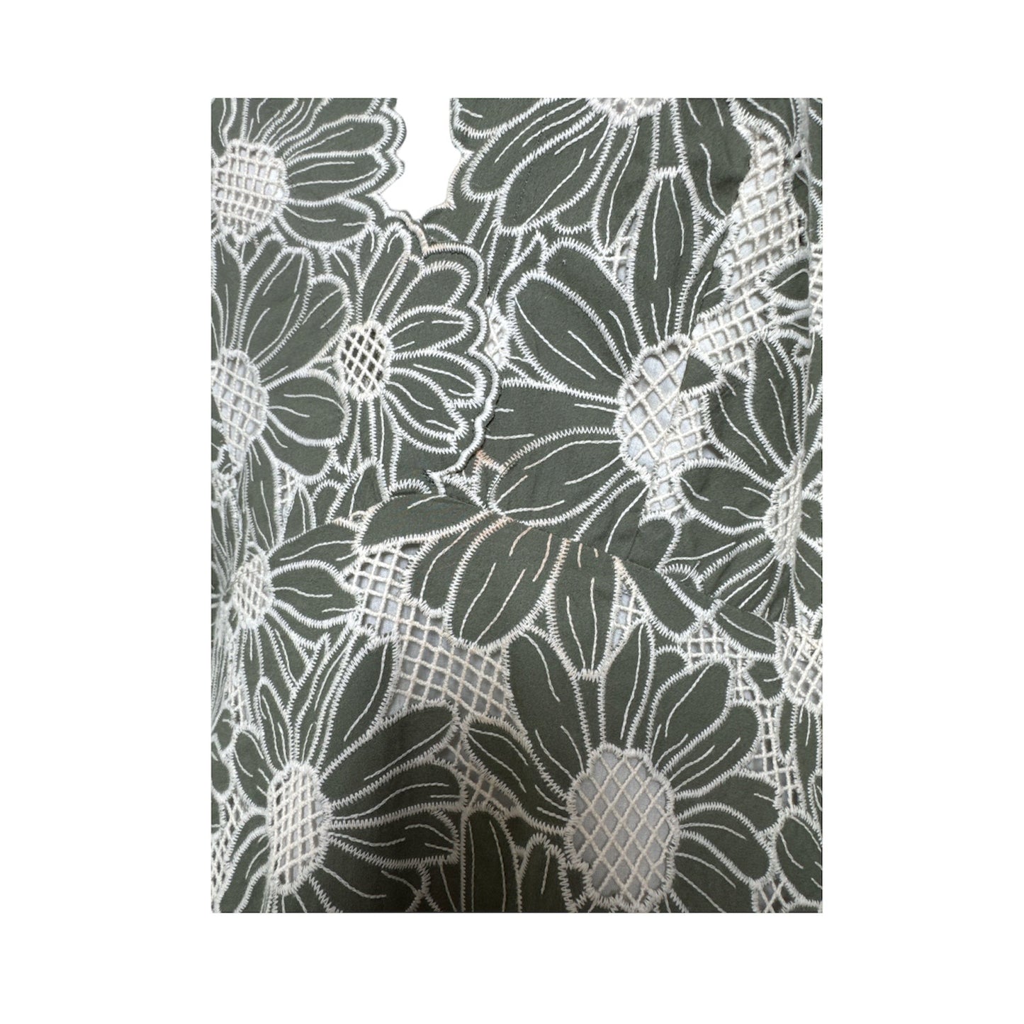 Sandro Audrey Floral Embroidered Lace Dress