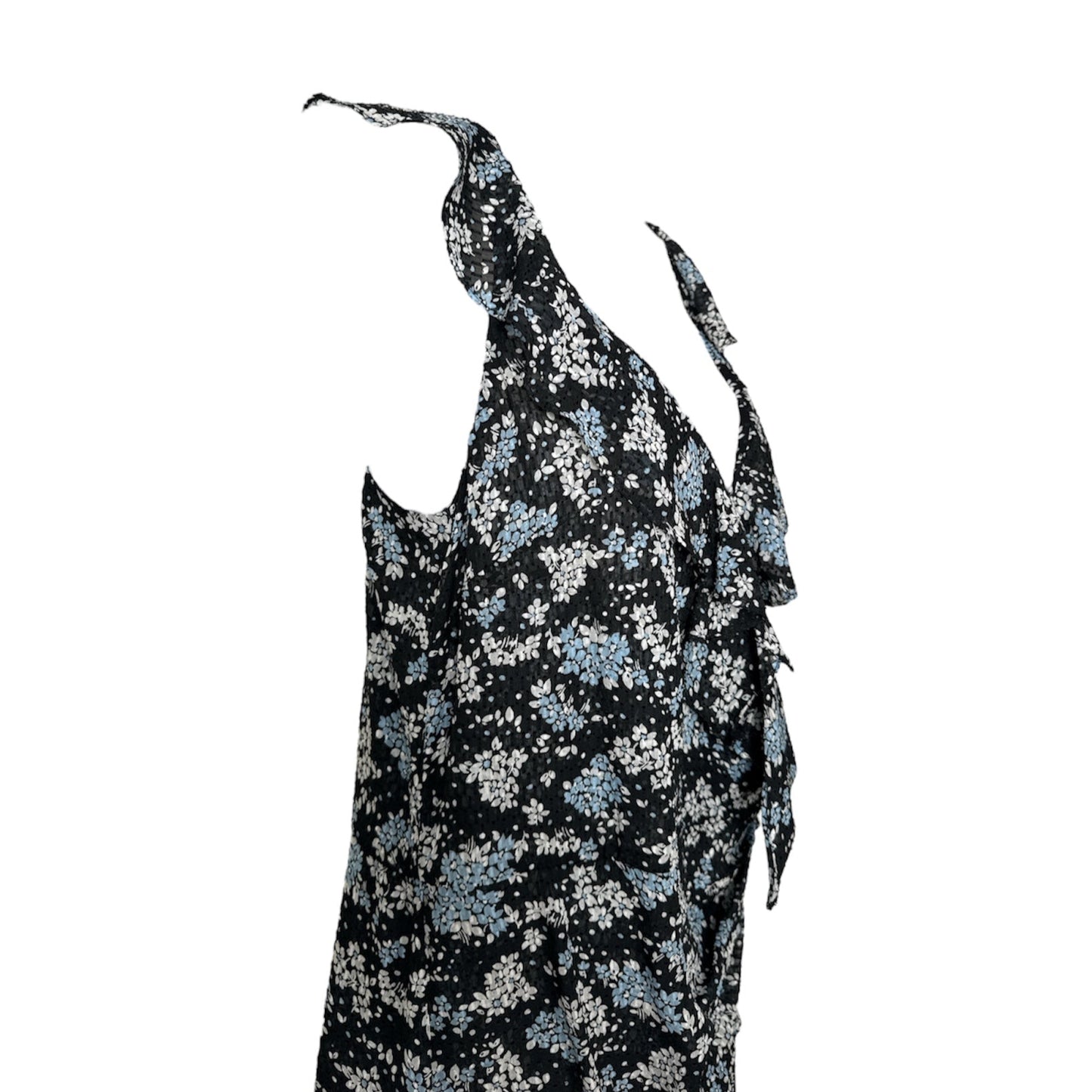 Veronica Beard Ruffled Floral Print Amal Dress