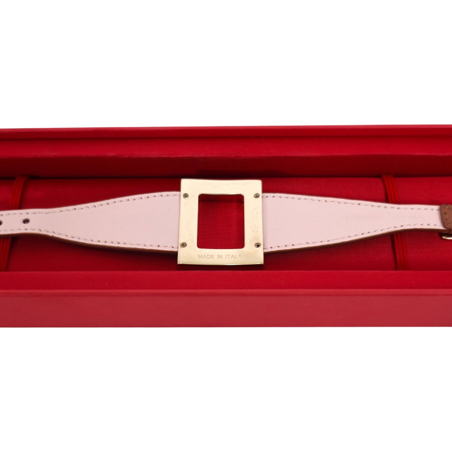 Roger Vivier Tres Vivier Leather Bracelet