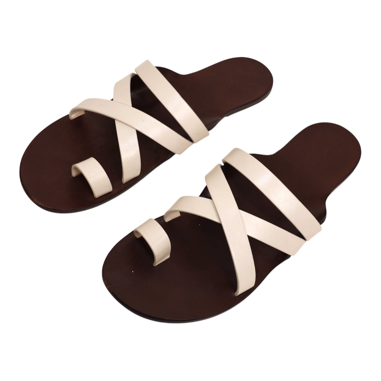 The Row Kris Leather Sandal (Size 41)