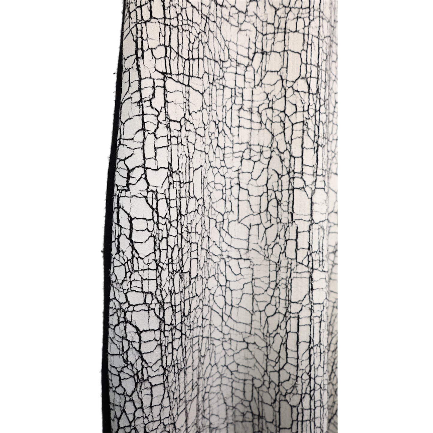 Balenciaga Runway Crackle-Effect Wool Shift Dress