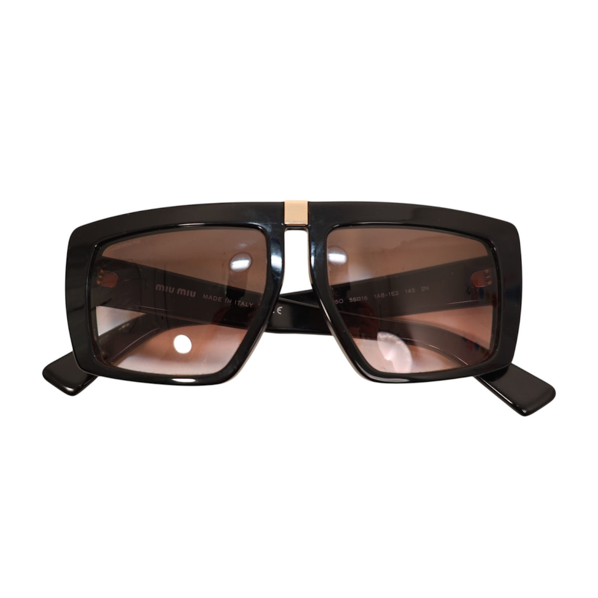 Miu Miu Shield Gradient Lens Sunglasses