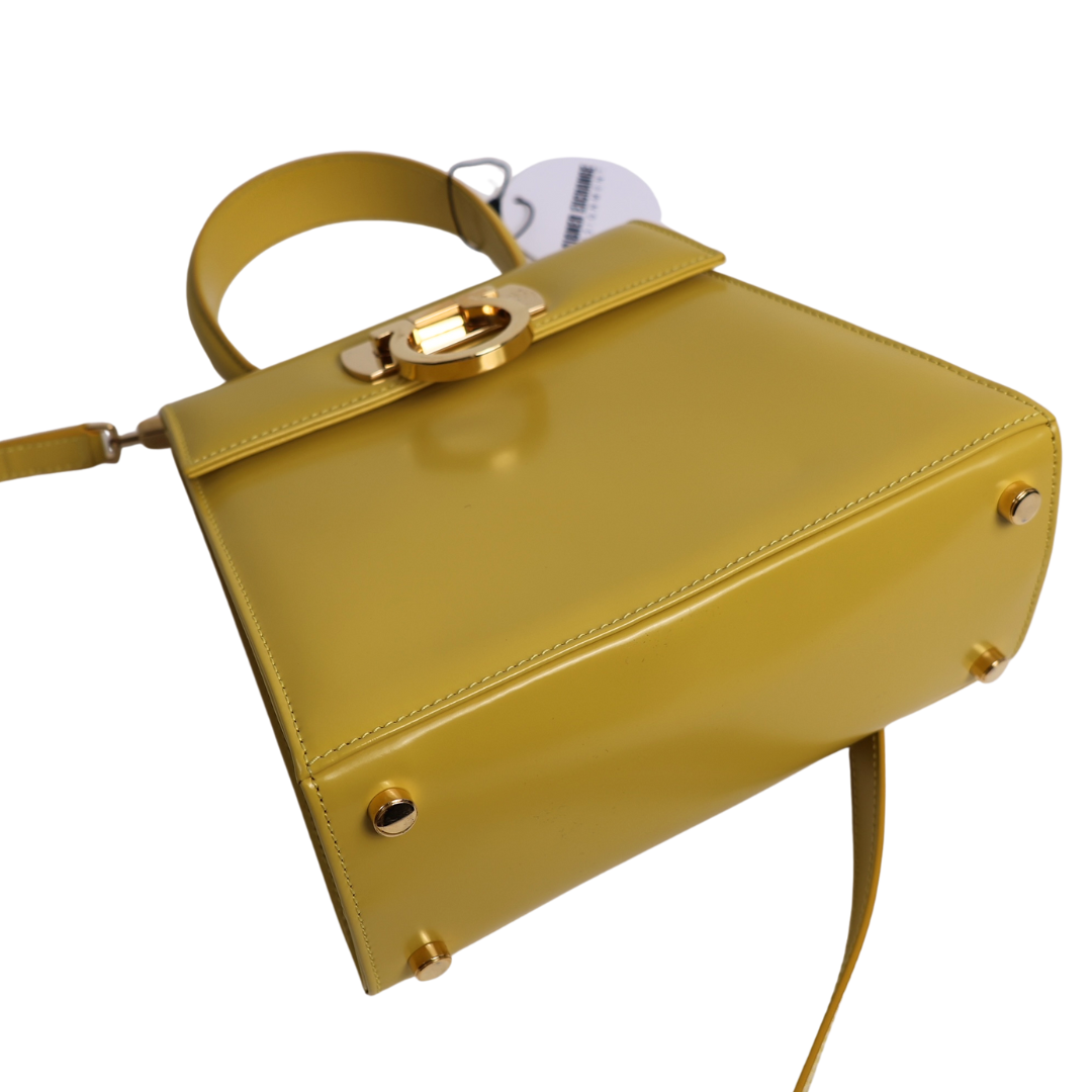 Salvatore Ferragamo Iconic Top Handle Small Leather Bag
