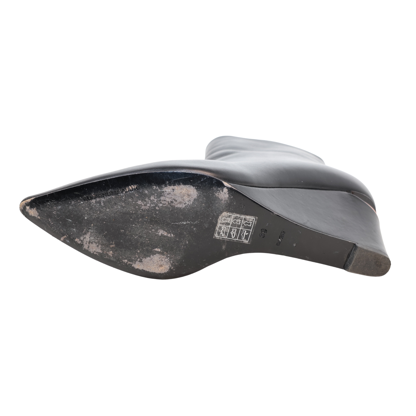 Alexander Wang Leather Wedge Bootie (Size 39)