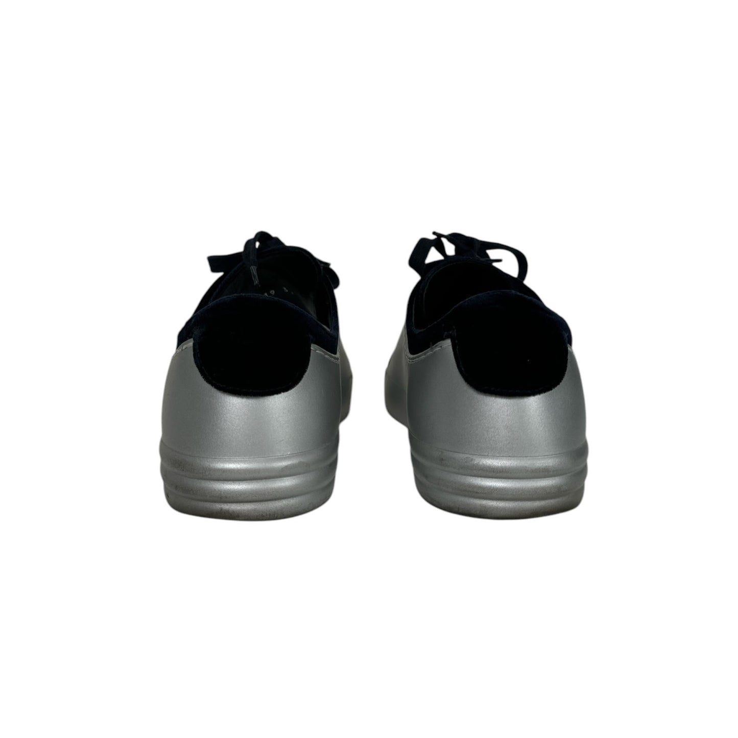 Chanel 2017 Interlocking CC Logo Leather/Velvet Sneakers