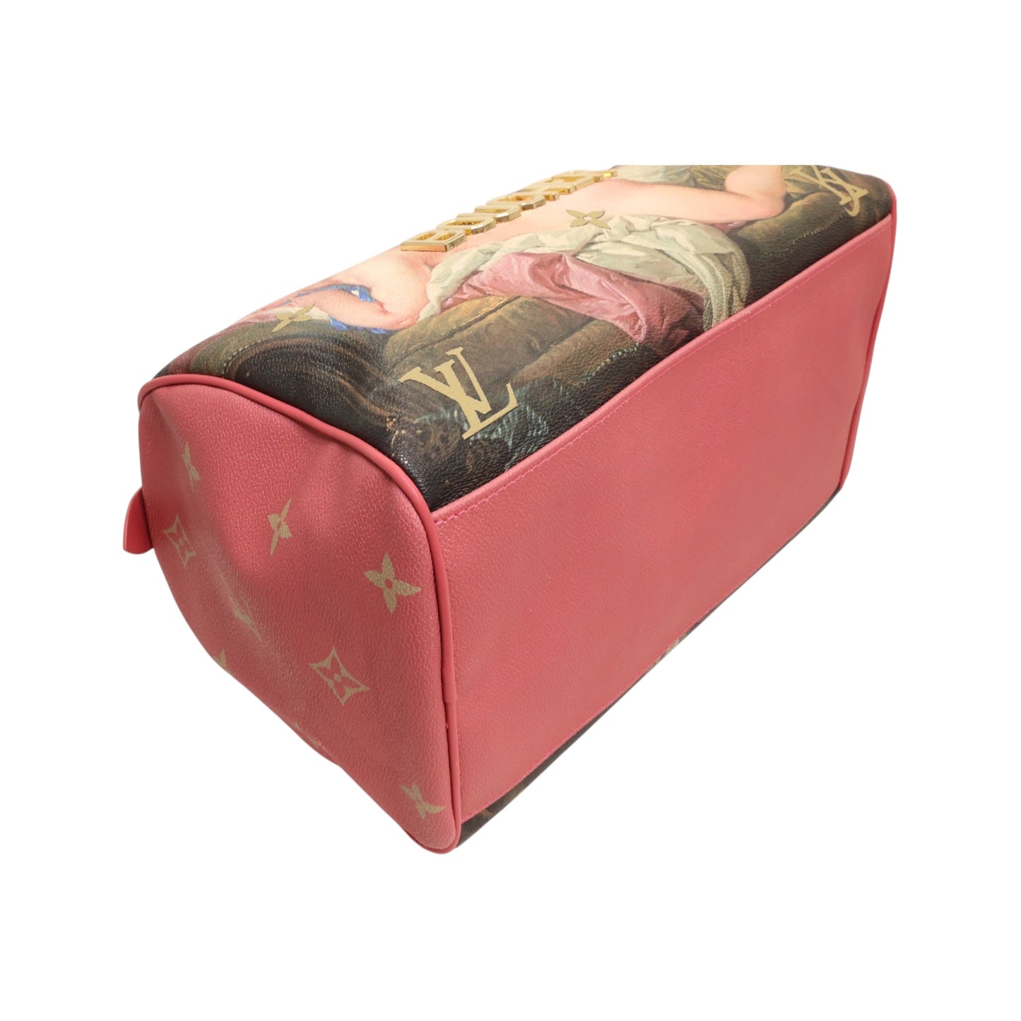 Louis Vuitton Monogram Speedy 30 Bag Masters Collection Boucher x Jeff Koons