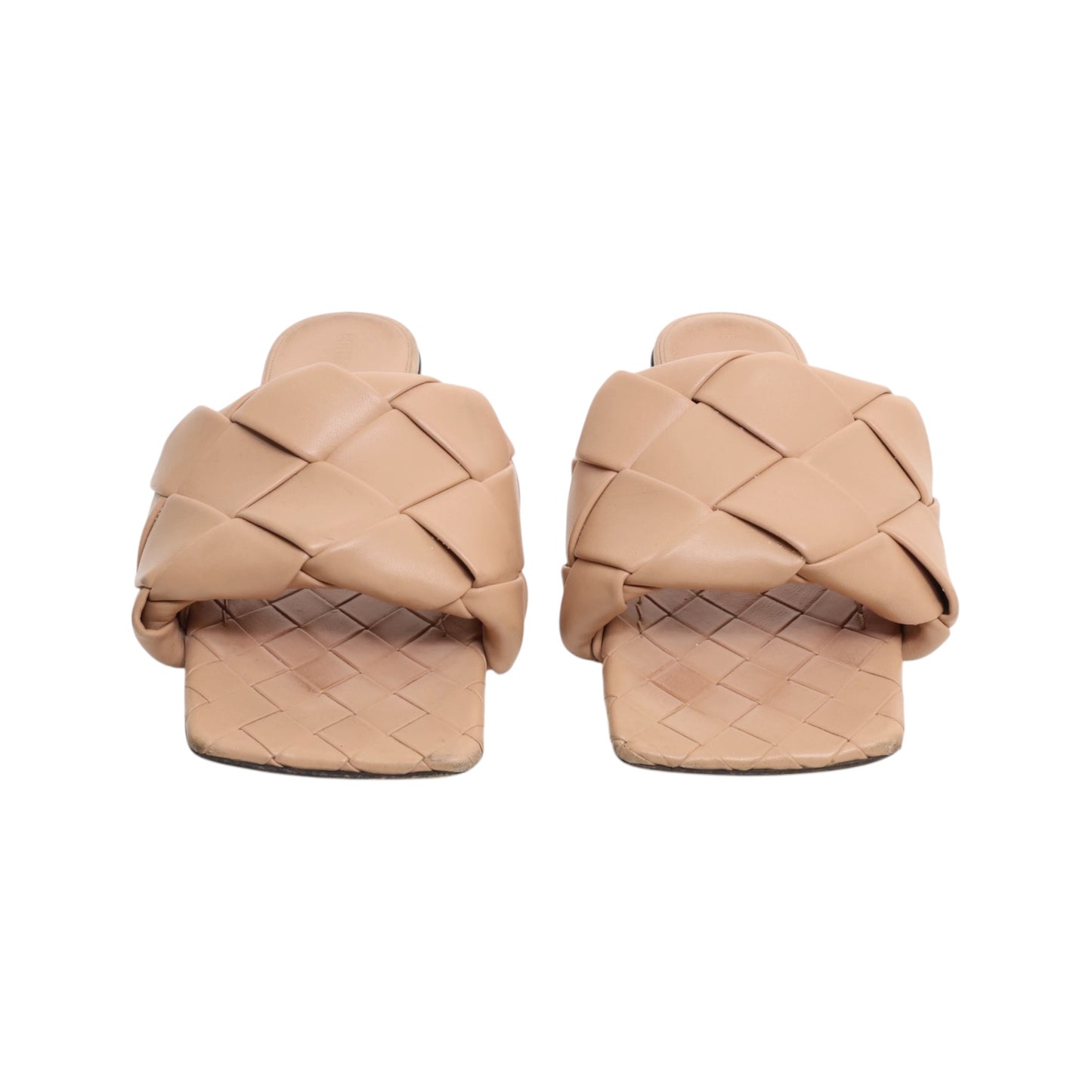 Bottega Veneta Intrecciato Lido Flat Sandals (Size 37.5)