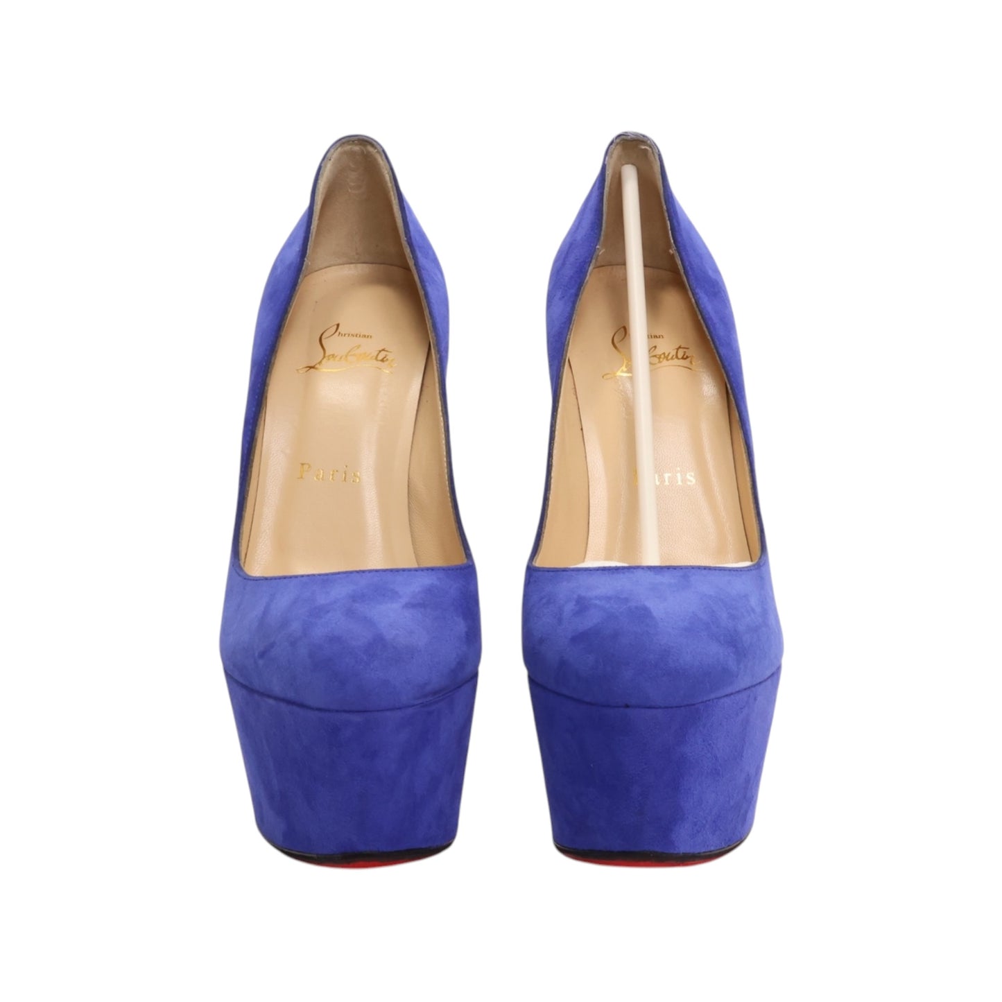 Christian Louboutin Berlinissimo 140 Platform Suede Pump (Size 38)