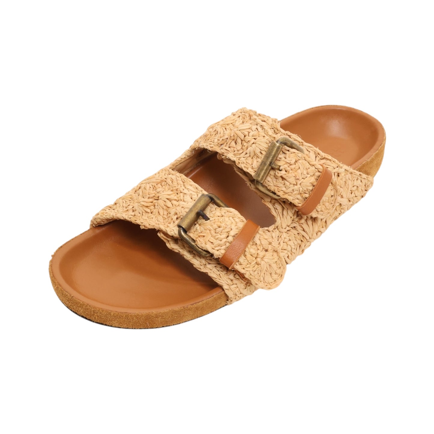 Isabel Marant Lennyo Raffia Sandals (Size 37)
