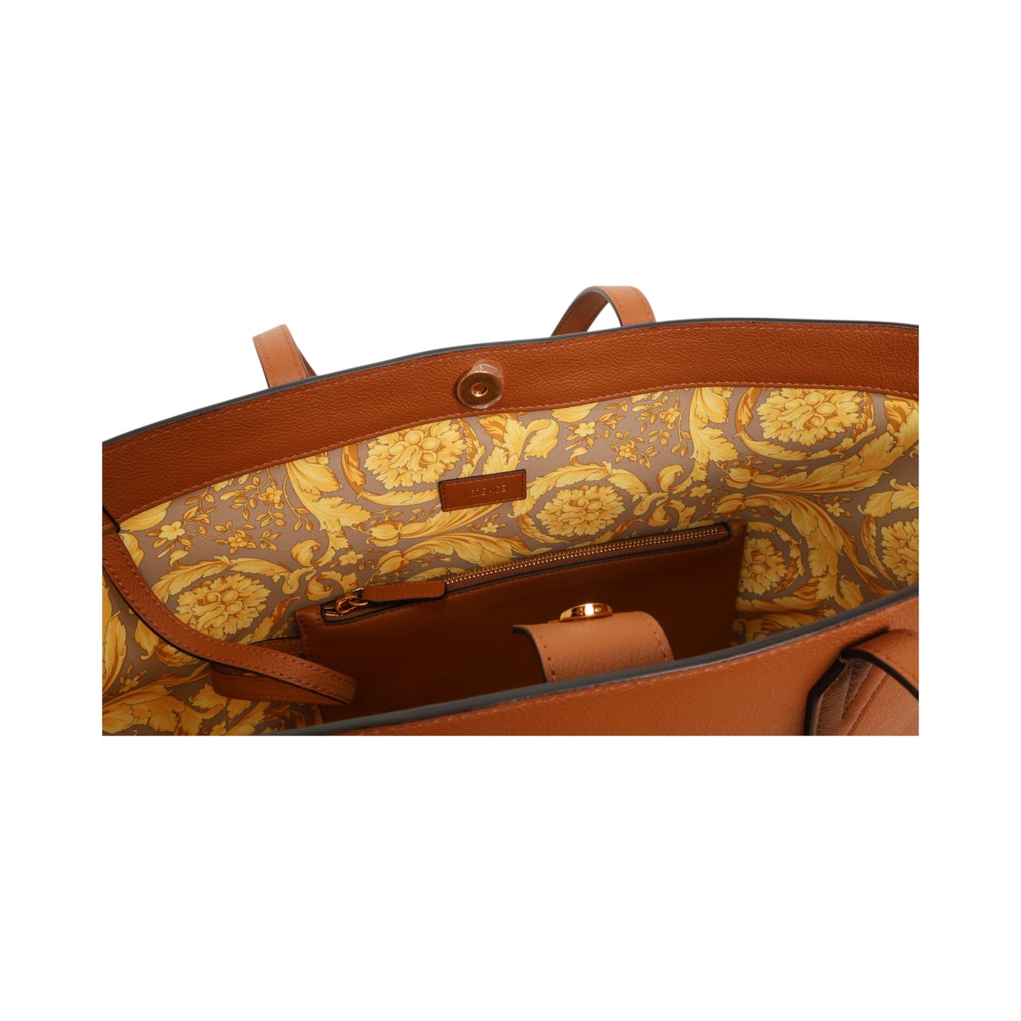 Versace Medusa Calf Leather Tote Bag