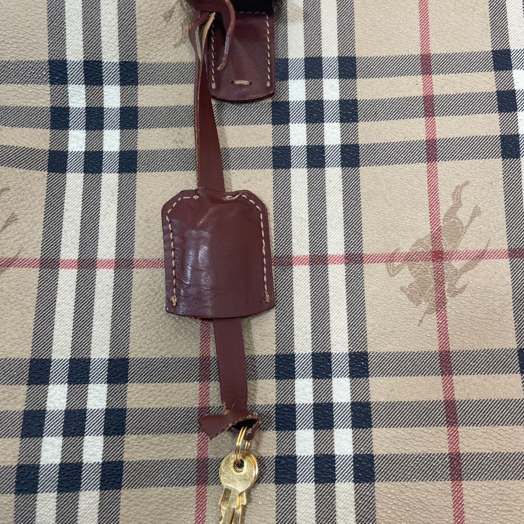 Burberry Haymarket Check Weekender Bag