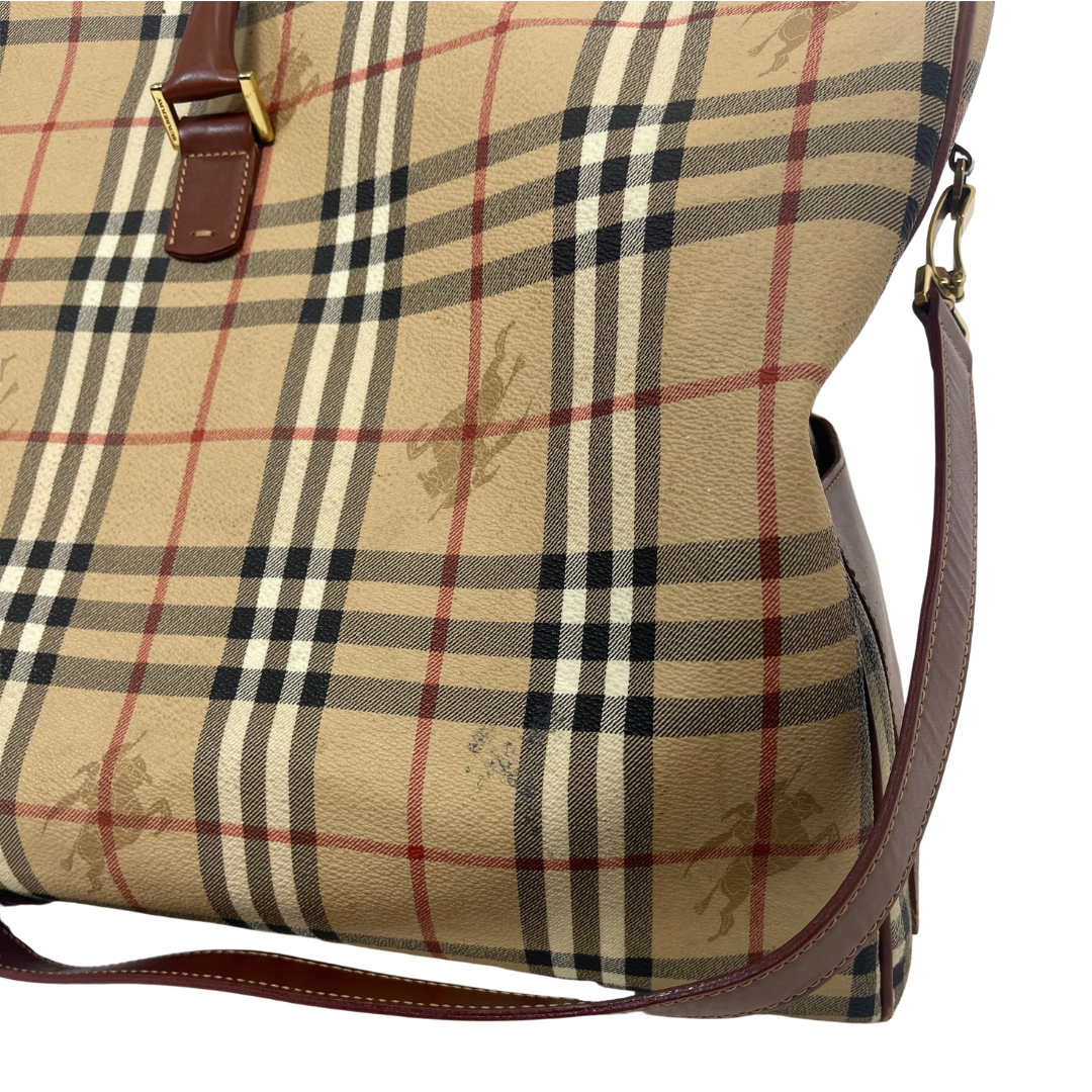 Burberry Haymarket Check Weekender Bag