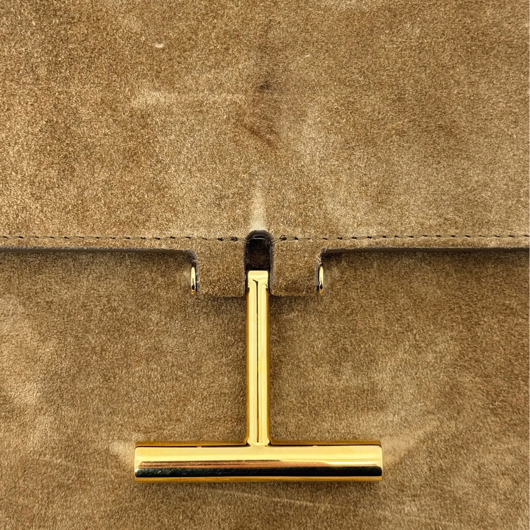 Tom Ford Tara Suede Crossbody Bag