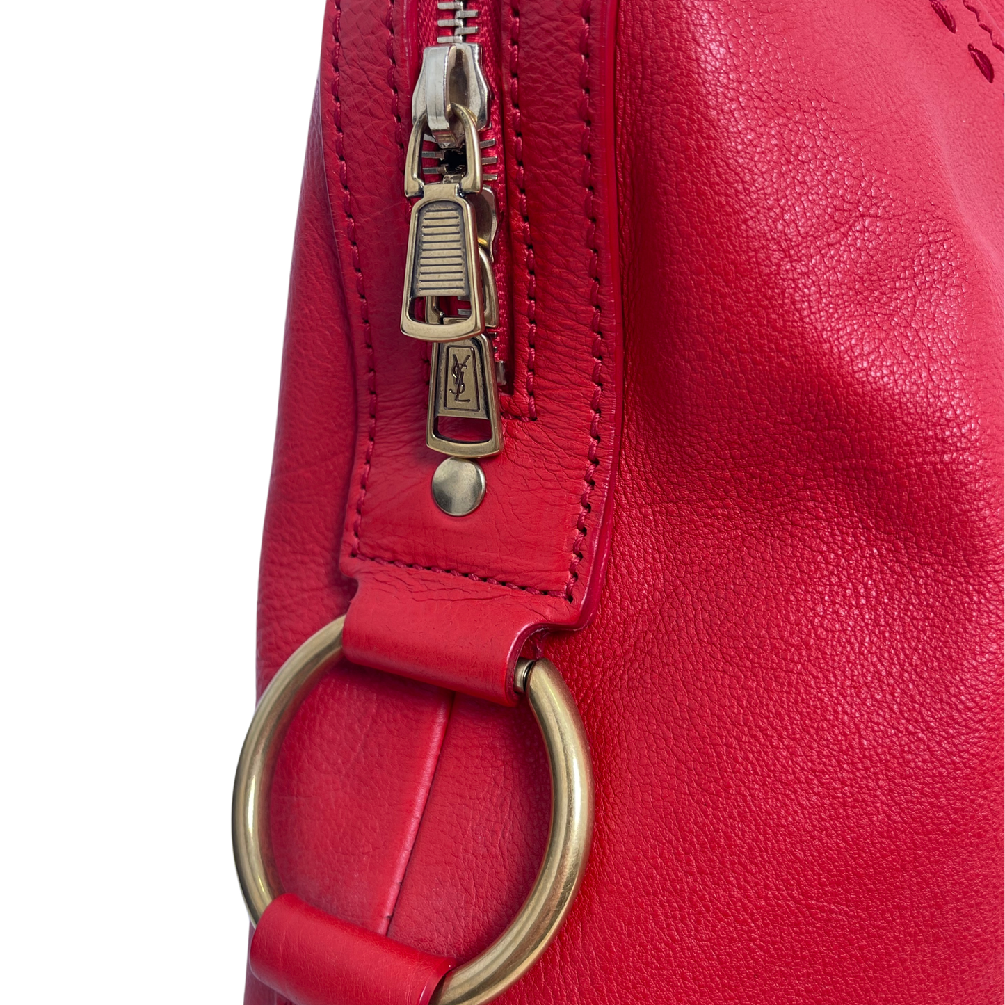Yves Saint Laurent Vintage Muse Leather Bowler Bag