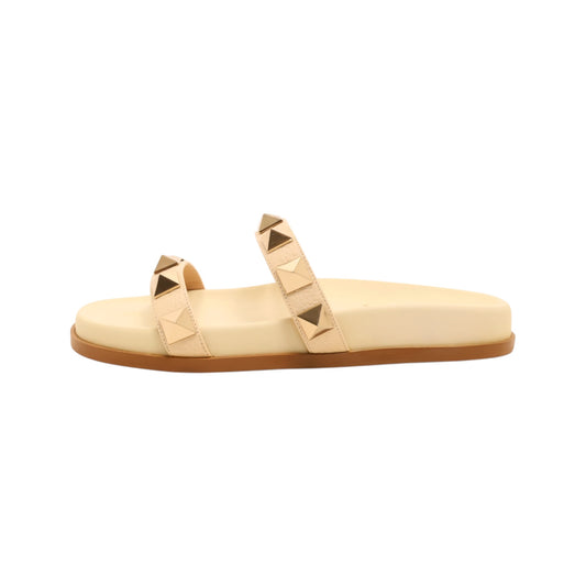 Valentino Rockstud Leather Slides (Size 37)