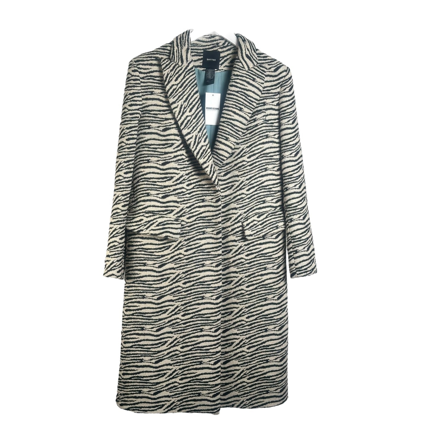 Smythe Zebra Printed Overcoat
