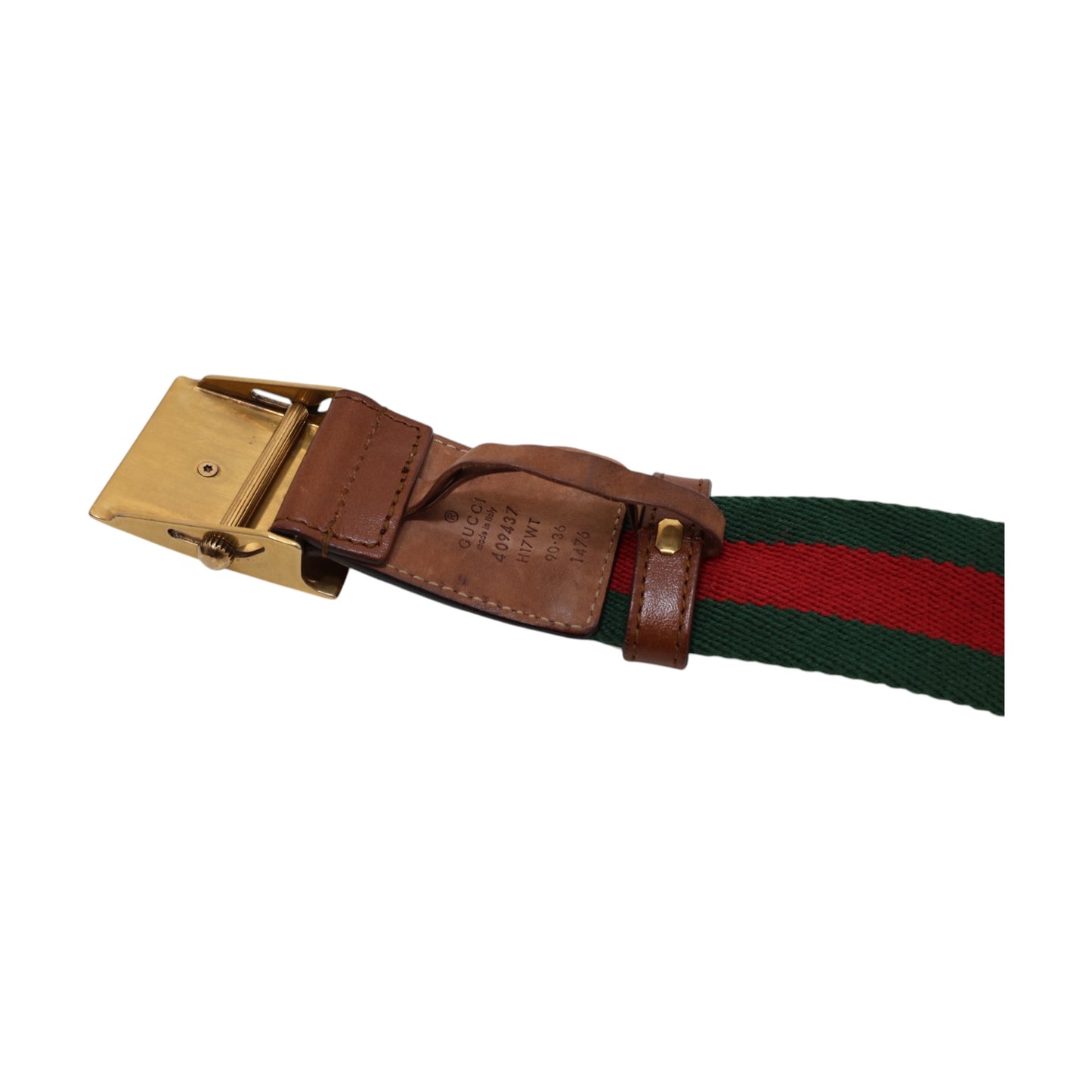 Gucci Canvas Web Bee Belt