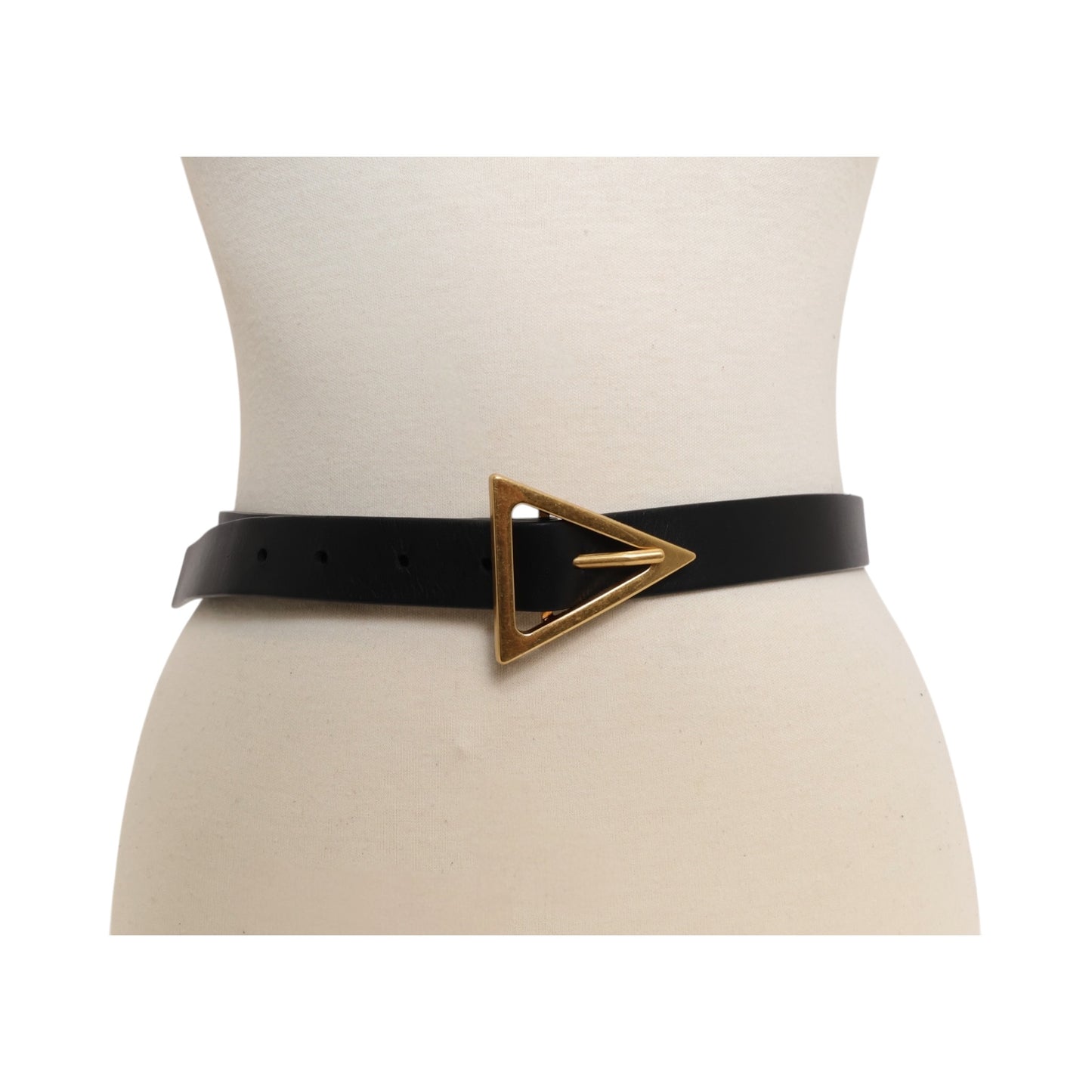 Bottega Veneta Leather Triangle Small Belt
