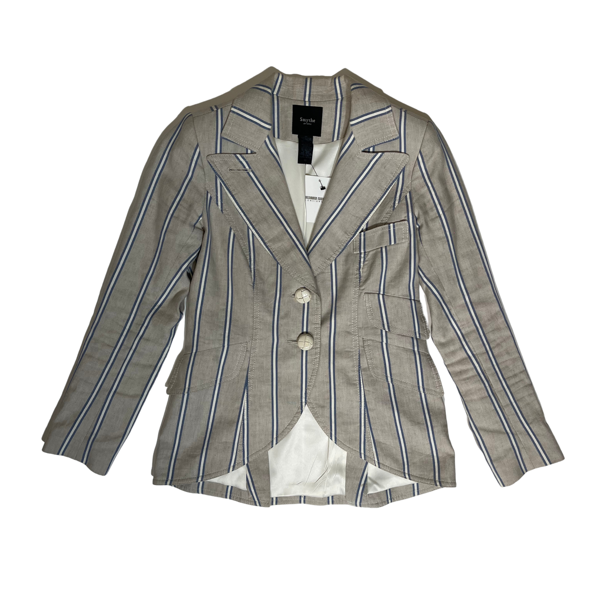 Smythe Pinstripe Equestrian Blazer