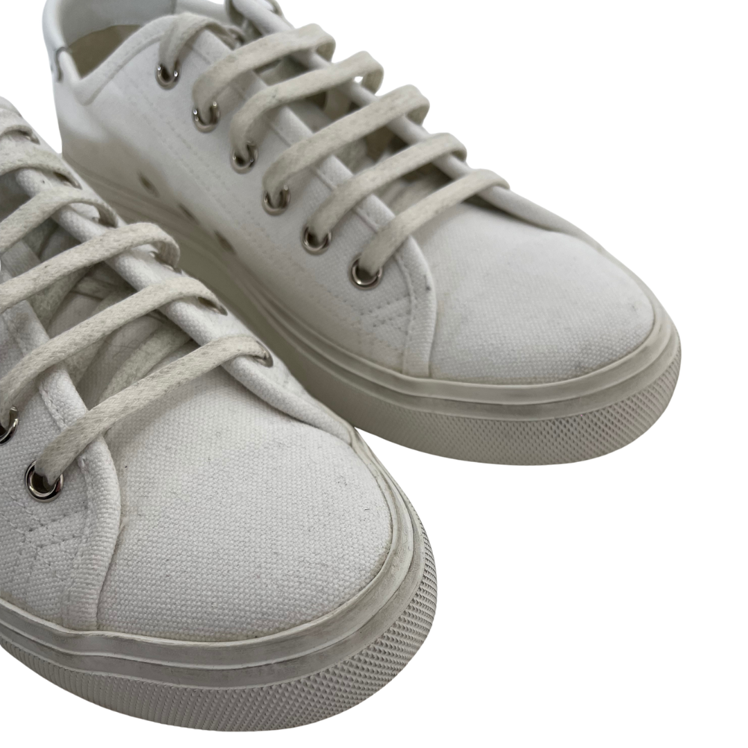 Saint Laurent Canvas Court Sneakers