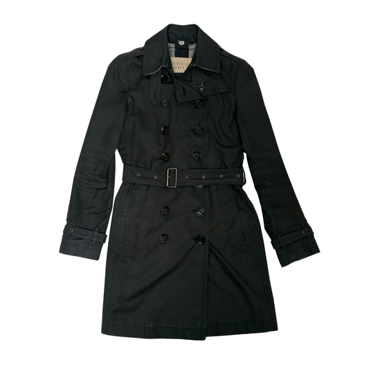 Burberry Brit Double Breasted Trench Coat
