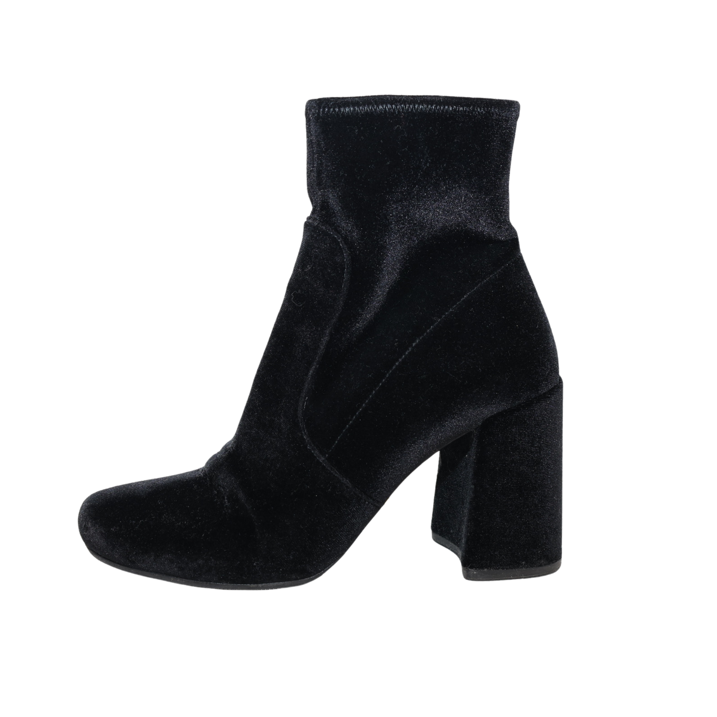 Prada Calzature Donna Stretch Velvet Ankle Boots (Size 37)