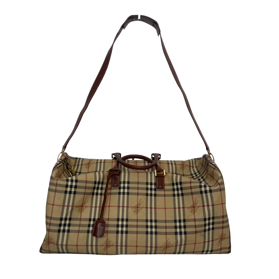 Burberry Haymarket Check Weekender Bag