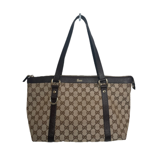 Gucci GG Canvas D-Ring Tote Bag