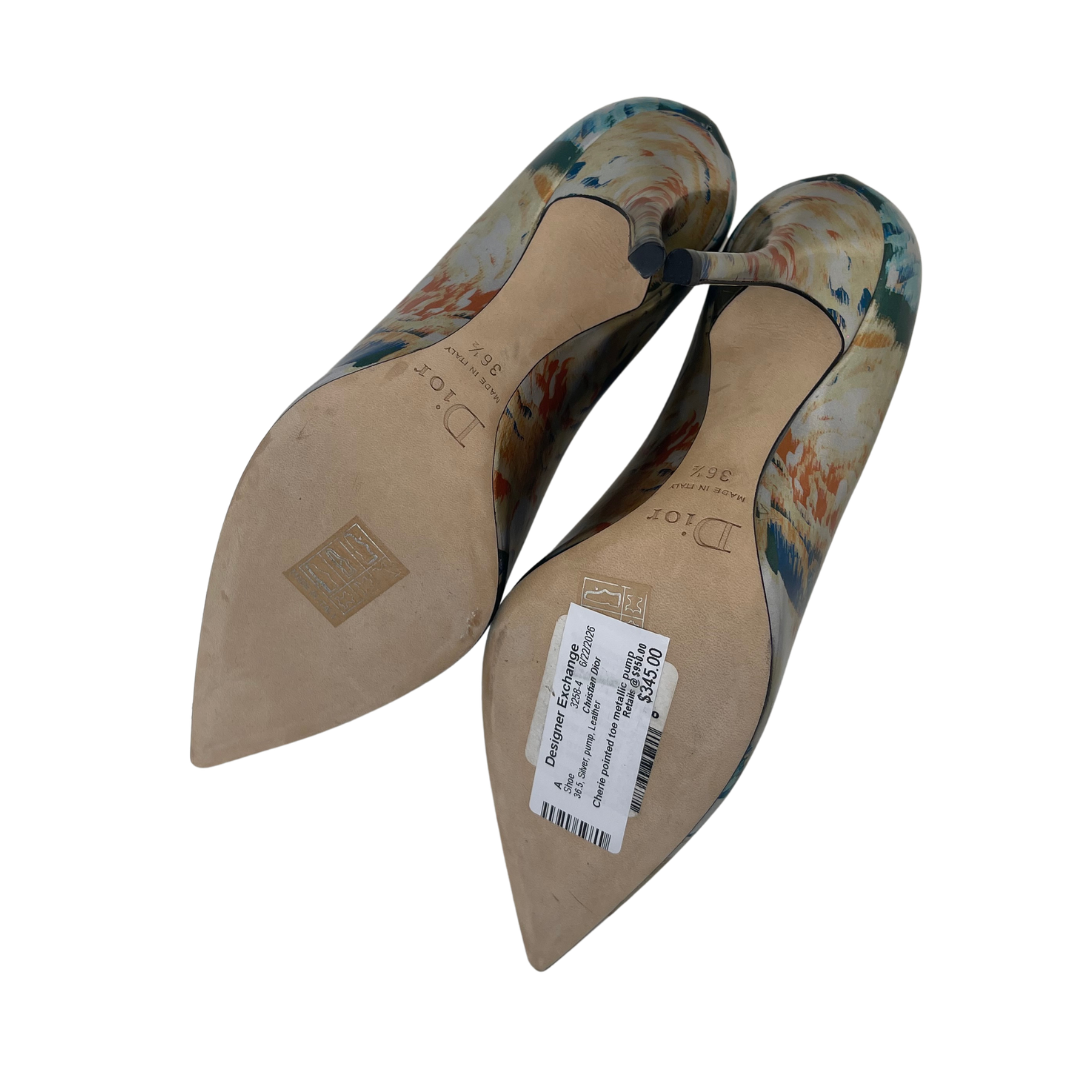 Christian Dior Cherie Metallic Pumps