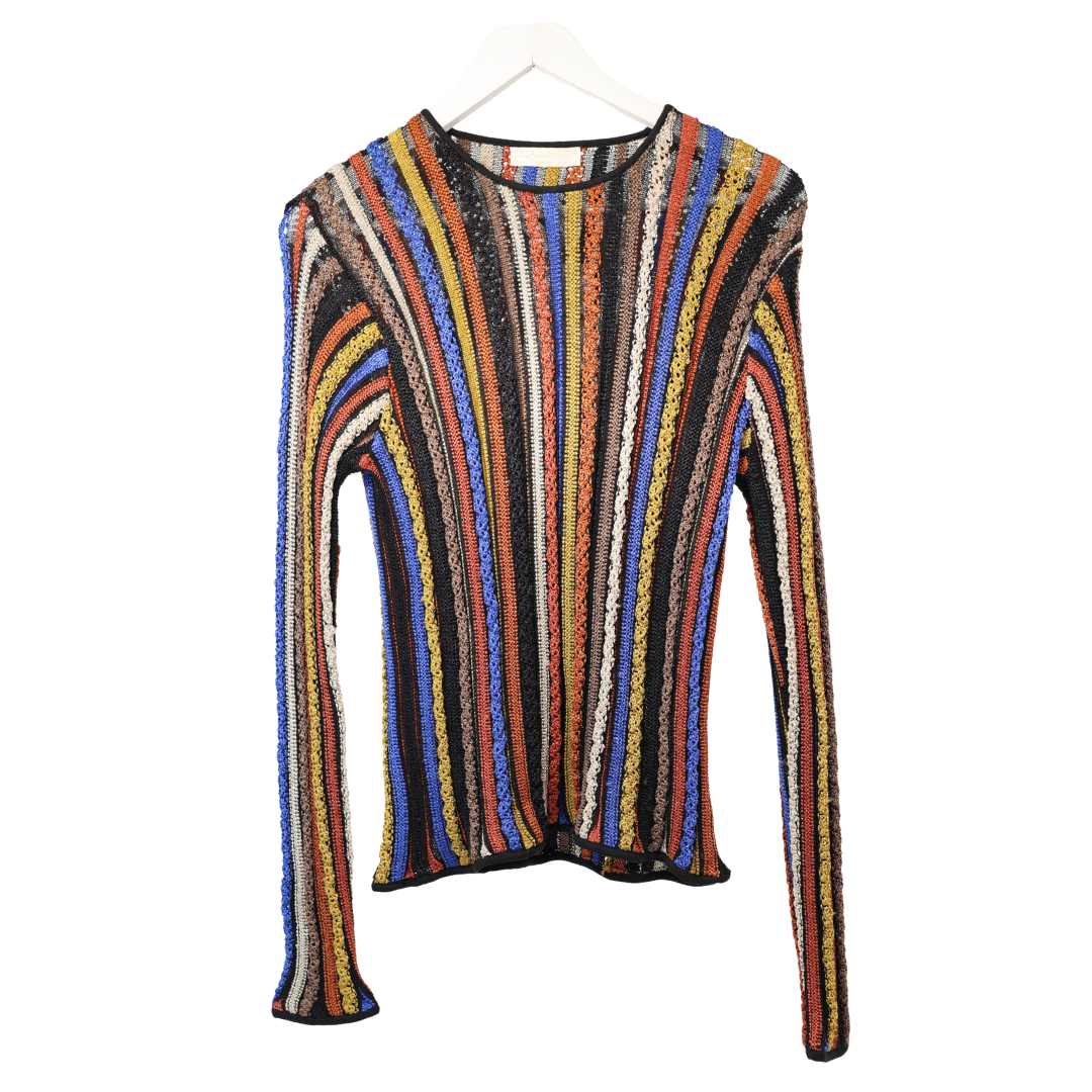 Ulla Johnson Ardith Stripe Jacquard Sweater