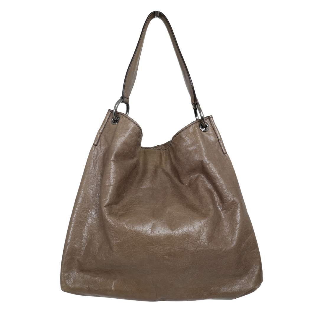 Prada Royal Calf Leather Tote Bag