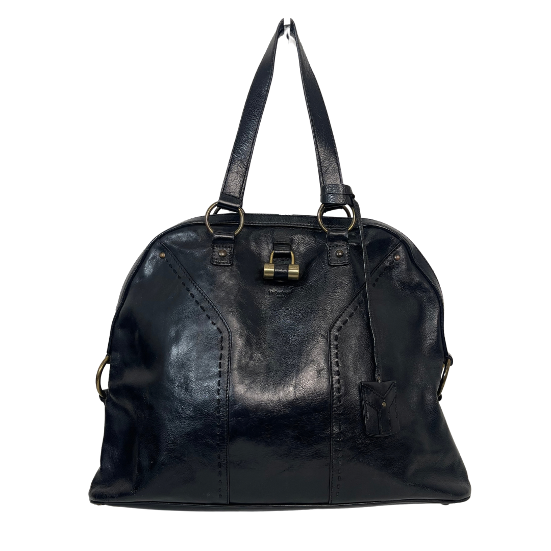 Yves Saint Laurent Vintage Muse Leather Bowler Bag
