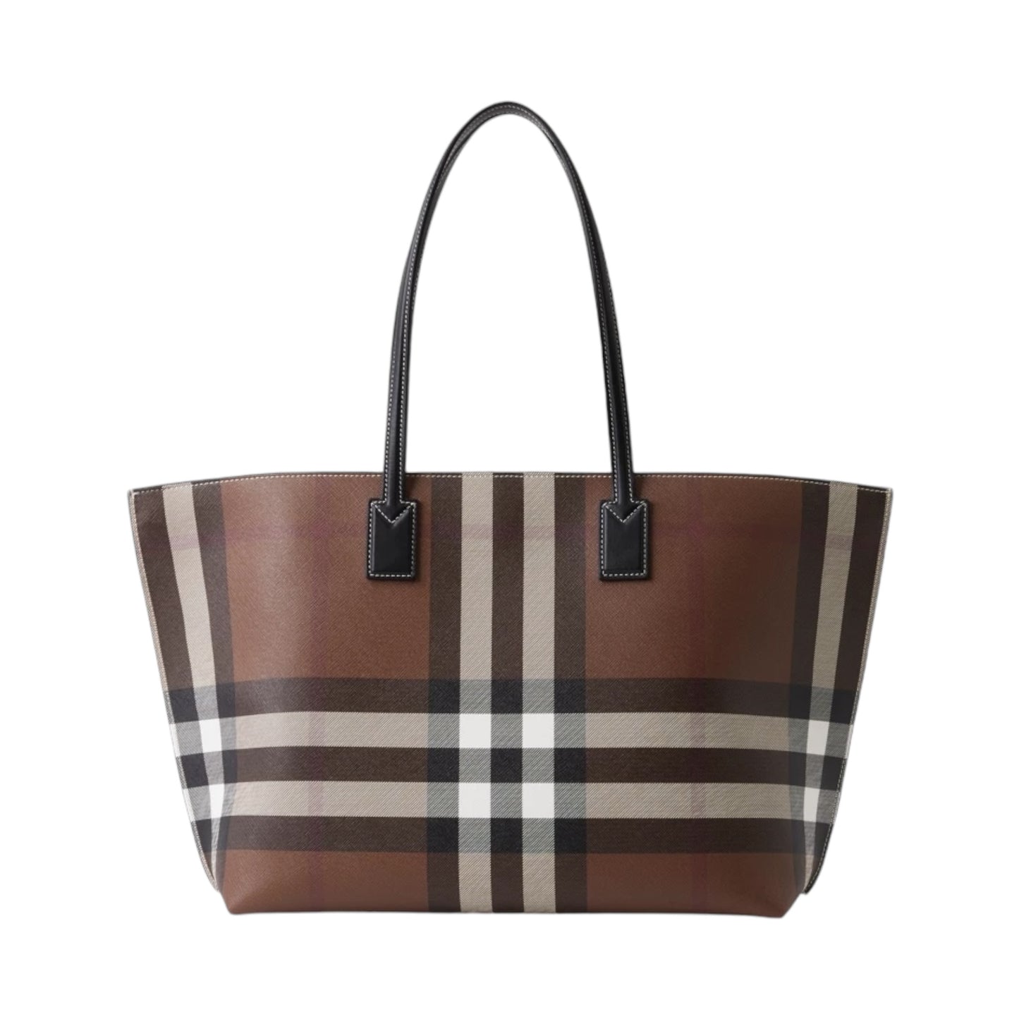 Burberry Medium E-Check Tote Bag