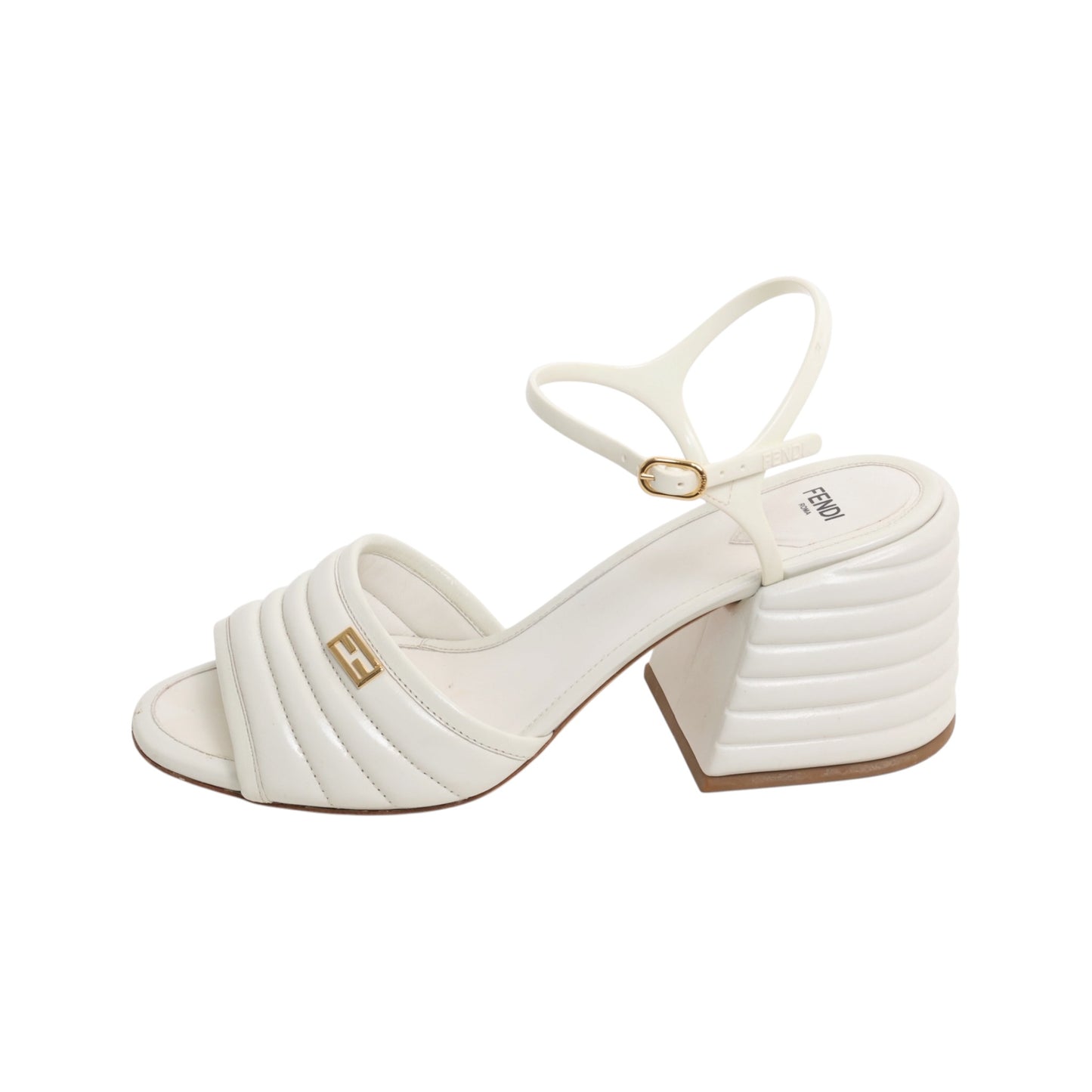 Fendi Vitello Promenade Slingback Sandals (Size 40)