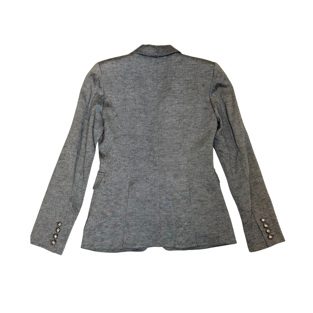 Smythe Peaked Lapel Linen Blazer