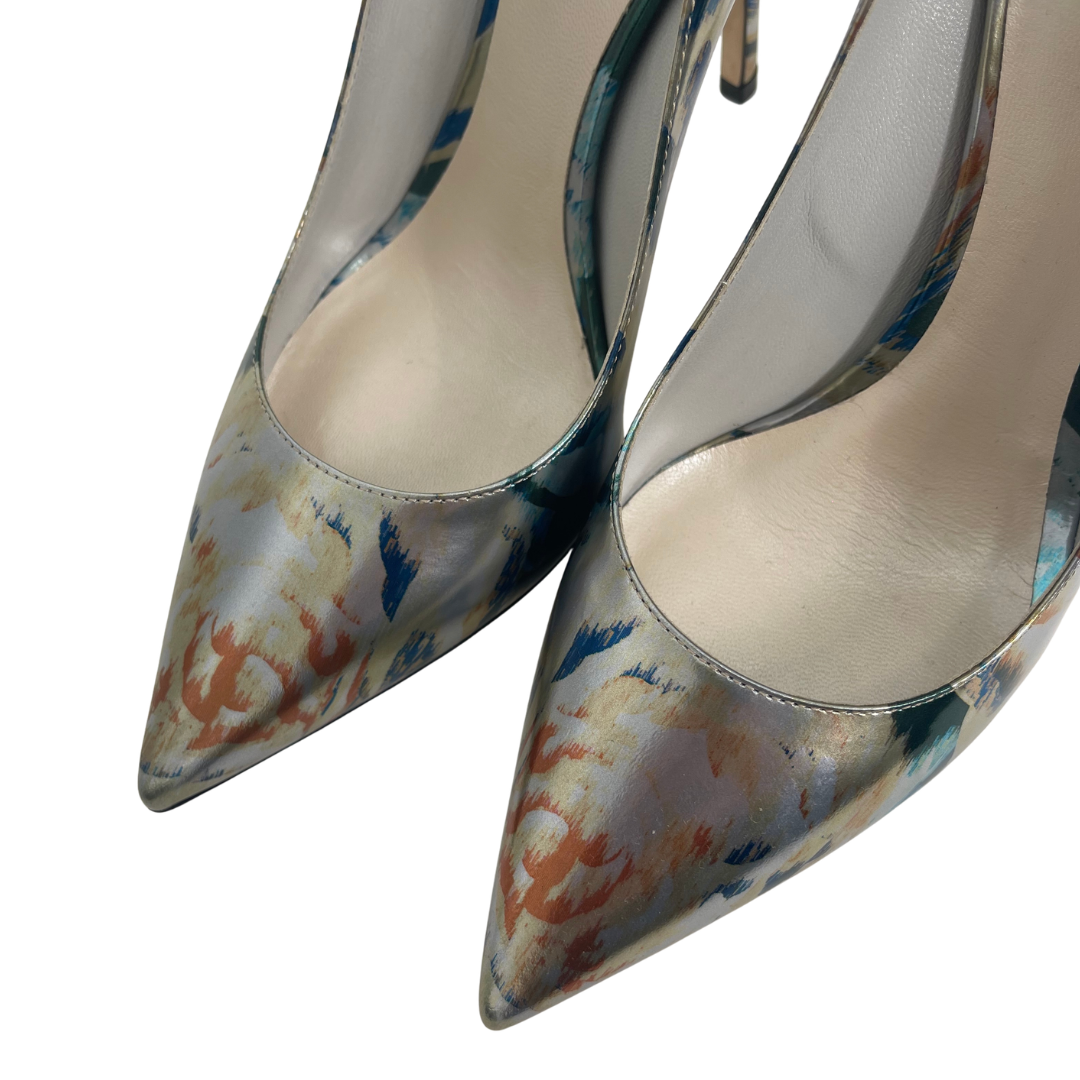 Christian Dior Cherie Metallic Pumps