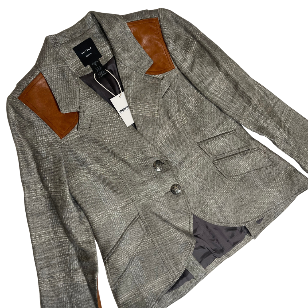 Smythe Rifle-Patch Linen Equestrian Hunting Blazer